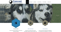 Desktop Screenshot of concordvet.com